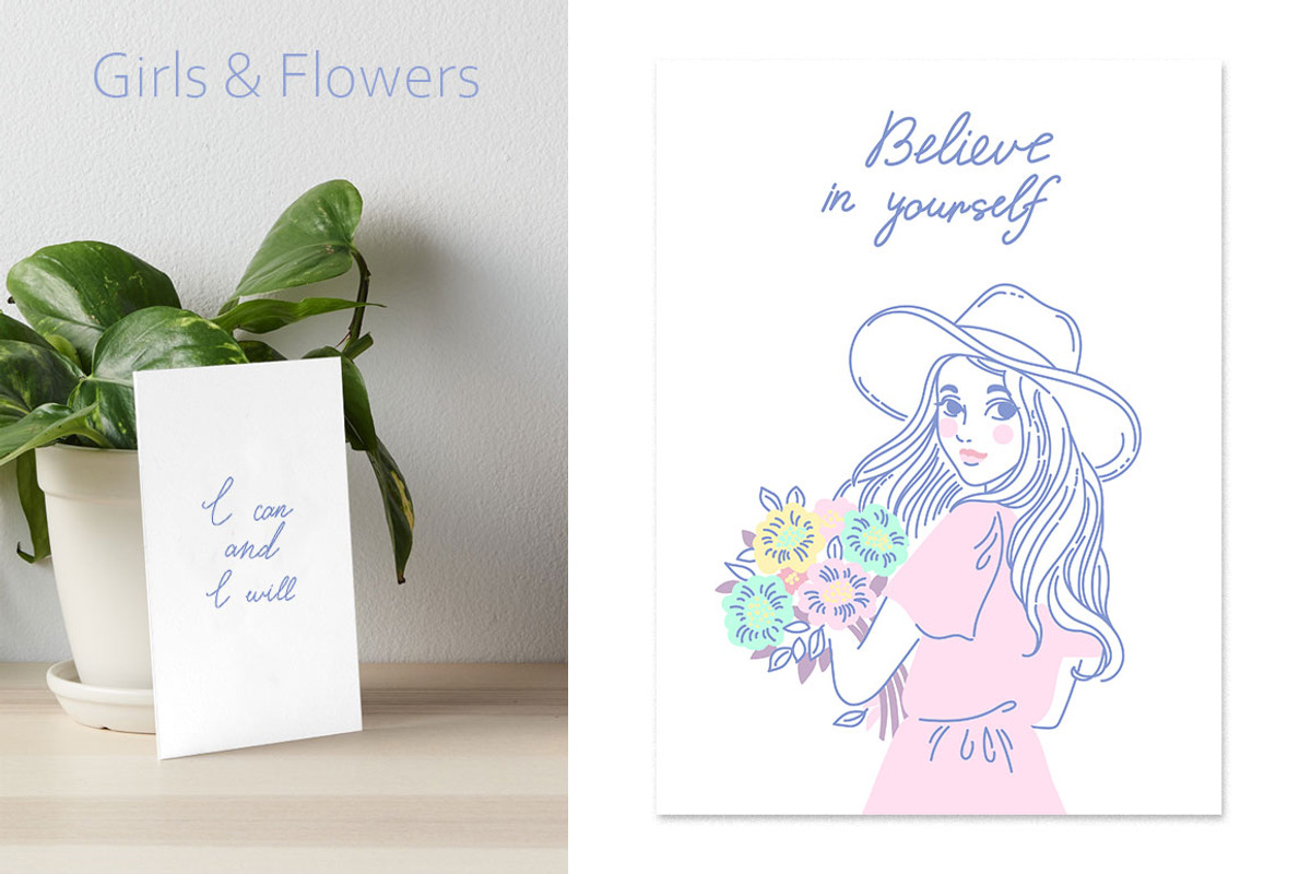Girls & Flowers, an Object Graphic by Anastasia (Photo 6 of 13)