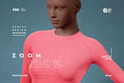 Women's Activewear Mockup Set, a Shirt Mockup by OllStore (Thumbnail 14 of 17)