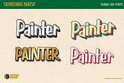 Signboard Upright Sign Painter Font, a Handwritten Font by Paper Moon Graphic Supply (Thumbnail 4 of 14)