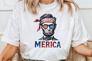 Merica 4th of July Clipart, an Illustration by DreamCafeArt (Thumbnail 3 of 7)