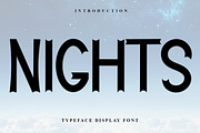 Nights, a Serif Font by FreshTypeINK (Thumbnail 1 of 8)