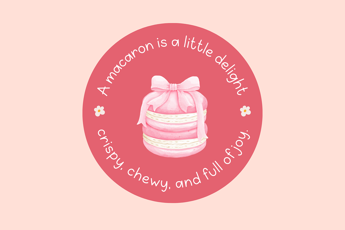 Rhubarb Macaron, a Handwritten Font by Sofia Skoog (Photo 5 of 11)
