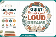 Librarian Quotes Bundle, an Object Graphic by Actual Pixel (Thumbnail 15 of 20)