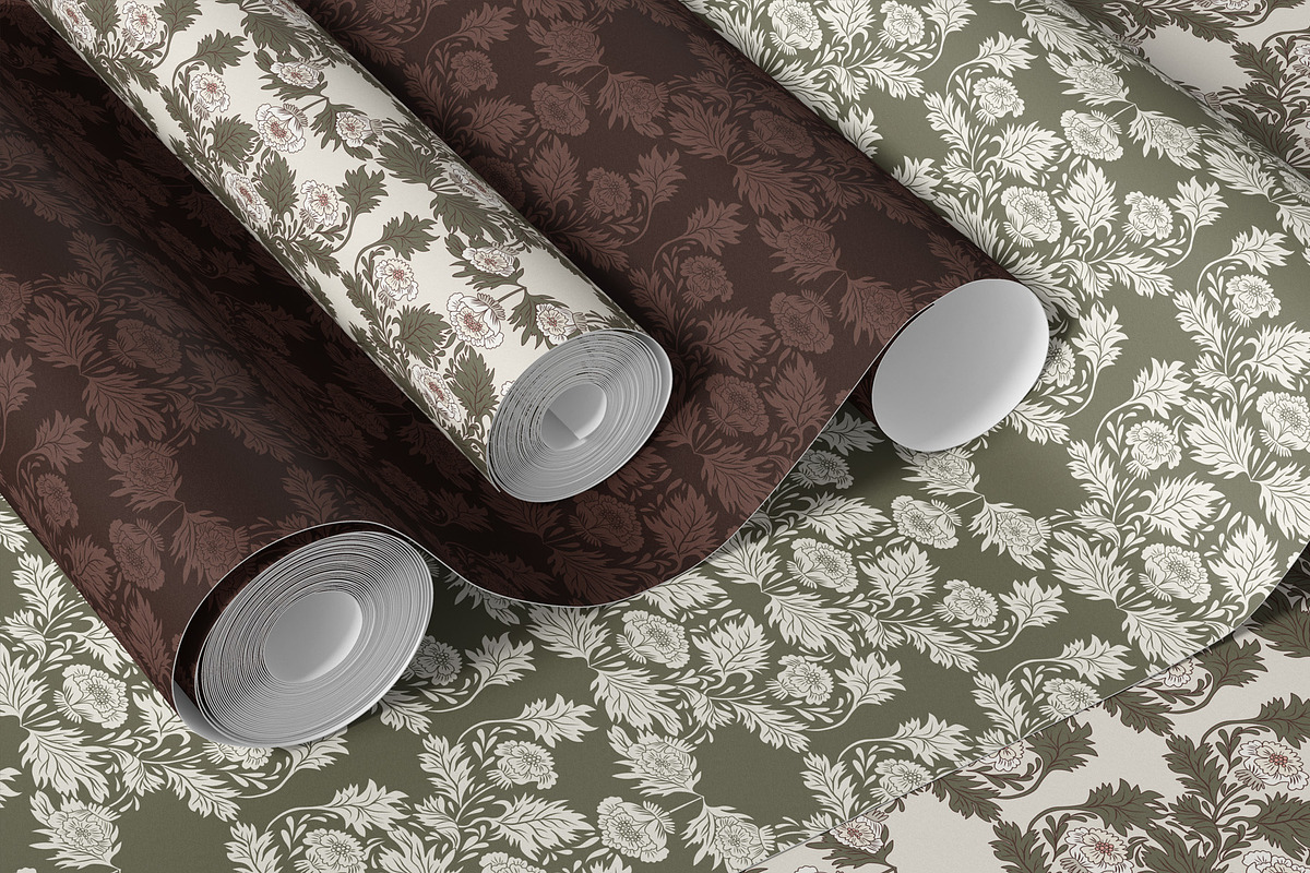 Classic Wallpapers, a Wallpaper Graphic by Bloomart Studio (Photo 2 of 5)