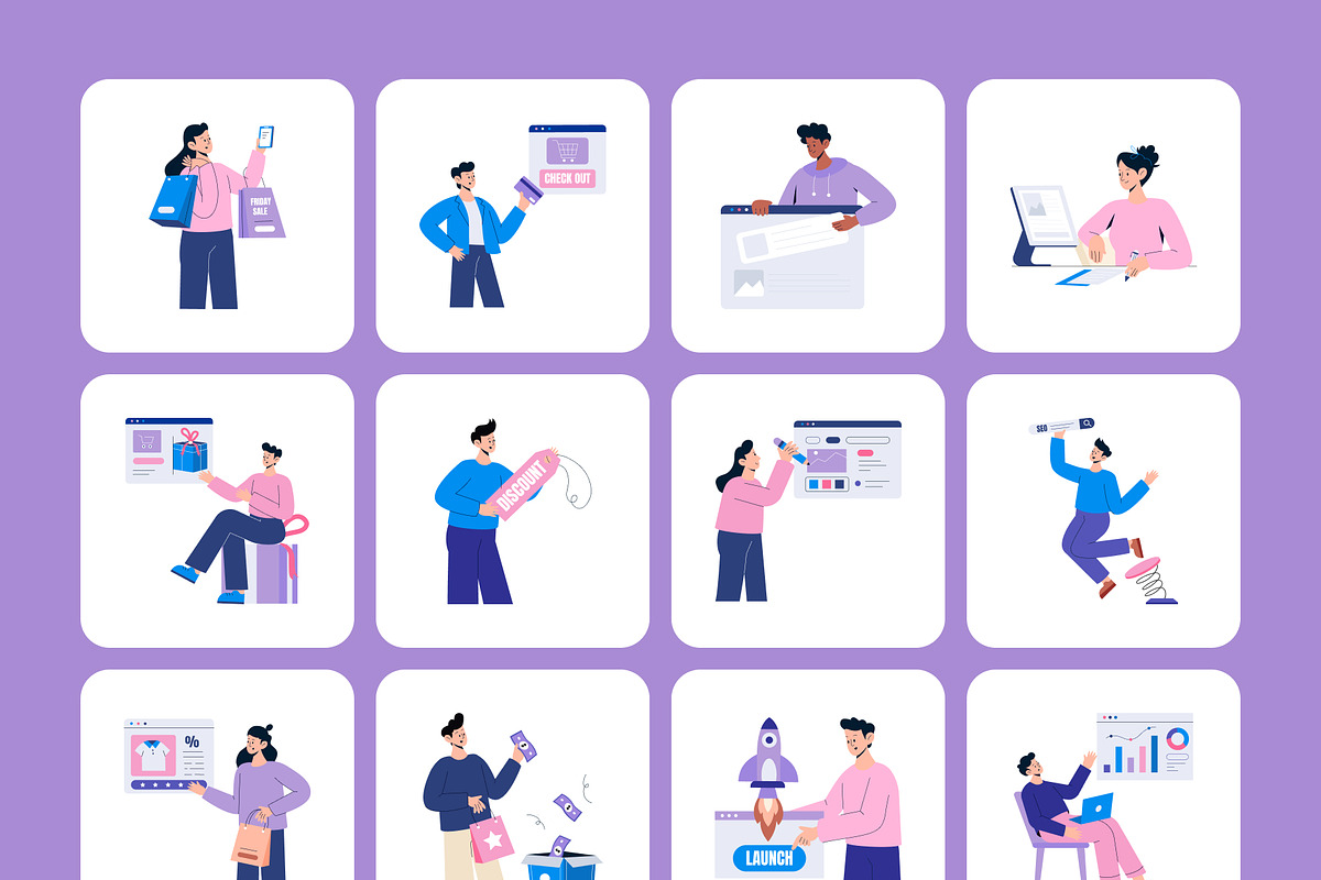 Marketing Illustrations, a Technology Illustration by Brickclay (Photo 11 of 13)