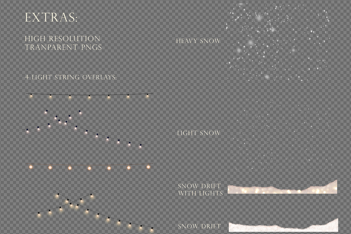 Christmas window and lights overlays, an Object Graphic by Paper Farms (Photo 7 of 7)
