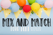 Merrymaking - a font with 4 styles!, a Font by CraftyLittleNodes (Thumbnail 8 of 10)