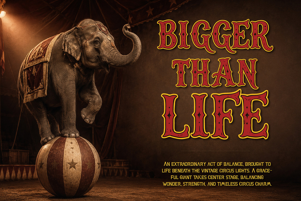 Brumble Crest - Carnival Wonders, a Handwritten Font by HypeWorksCo (Photo 5 of 17)
