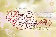 Moonlight – Romantic Swash Script, a Script Font by Setara Langit CreativeStd (Thumbnail 1 of 15)