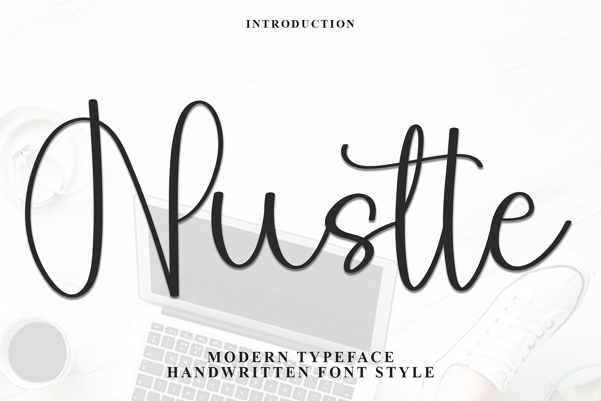 Hustle, a Handwritten Font by InermediaSTUDIO (Photo 1 of 8)
