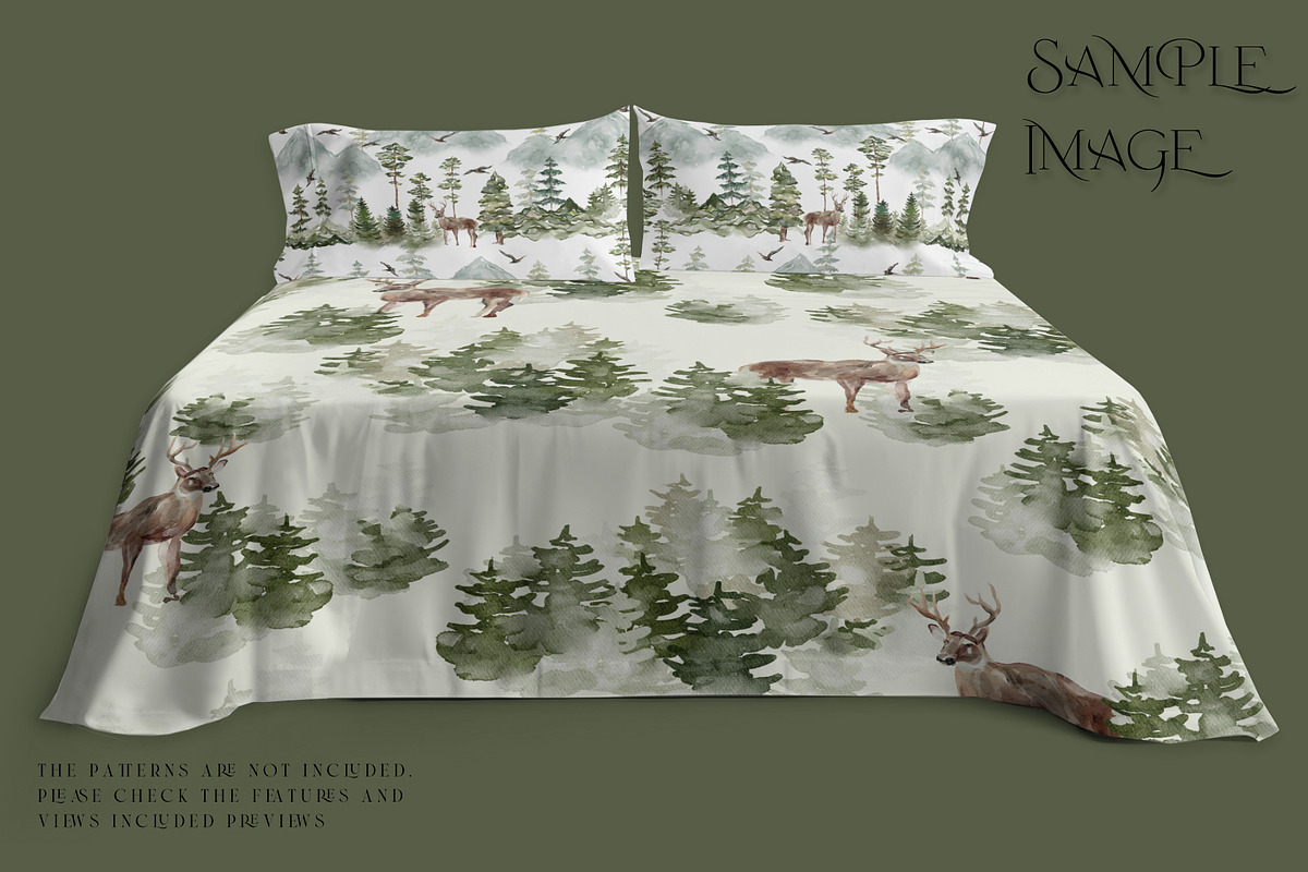 Bedding Flat & Fitted Sheet Mockups, a Product Mockup by mock-ups (Photo 11 of 16)