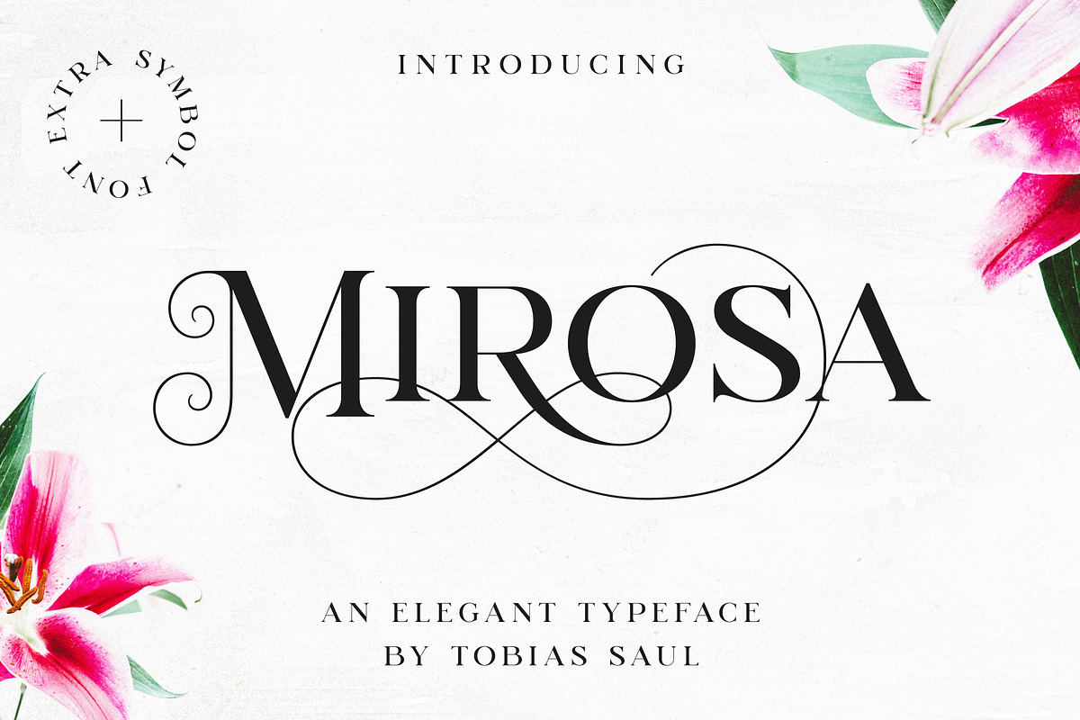Mirosa Elegant Font, a Font by Heritage Type Co. (Photo 1 of 10)