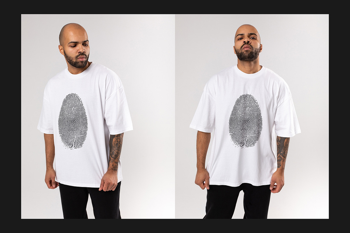 T-Shirt Mock-Up Set, a Shirt Mockup by Freeman Studio (Photo 9 of 20)