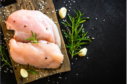 Chicken fillet with spices and herbs, a Food & Drink Photo by Nadia-nb