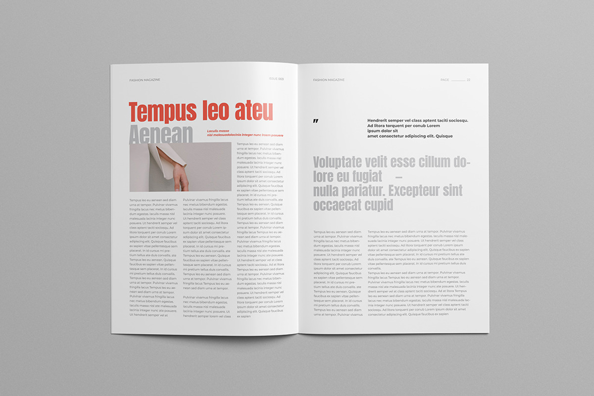 Fashion Magazine Template, a Brochure Template by HiveArts (Photo 11 of 13)