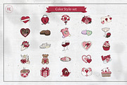 Hand Drawn Valentine's Day Images, a Seasonal Illustration by H&C Drawings & Designs (Thumbnail 10 of 15)