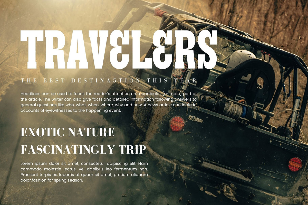 Gains Slab Serif Font, a Slab Serif Font by Graphicxell (Photo 2 of 9)