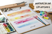 Gradient watercolor background set, a Texture Graphic by Alena Solonshchikova (Thumbnail 3 of 11)