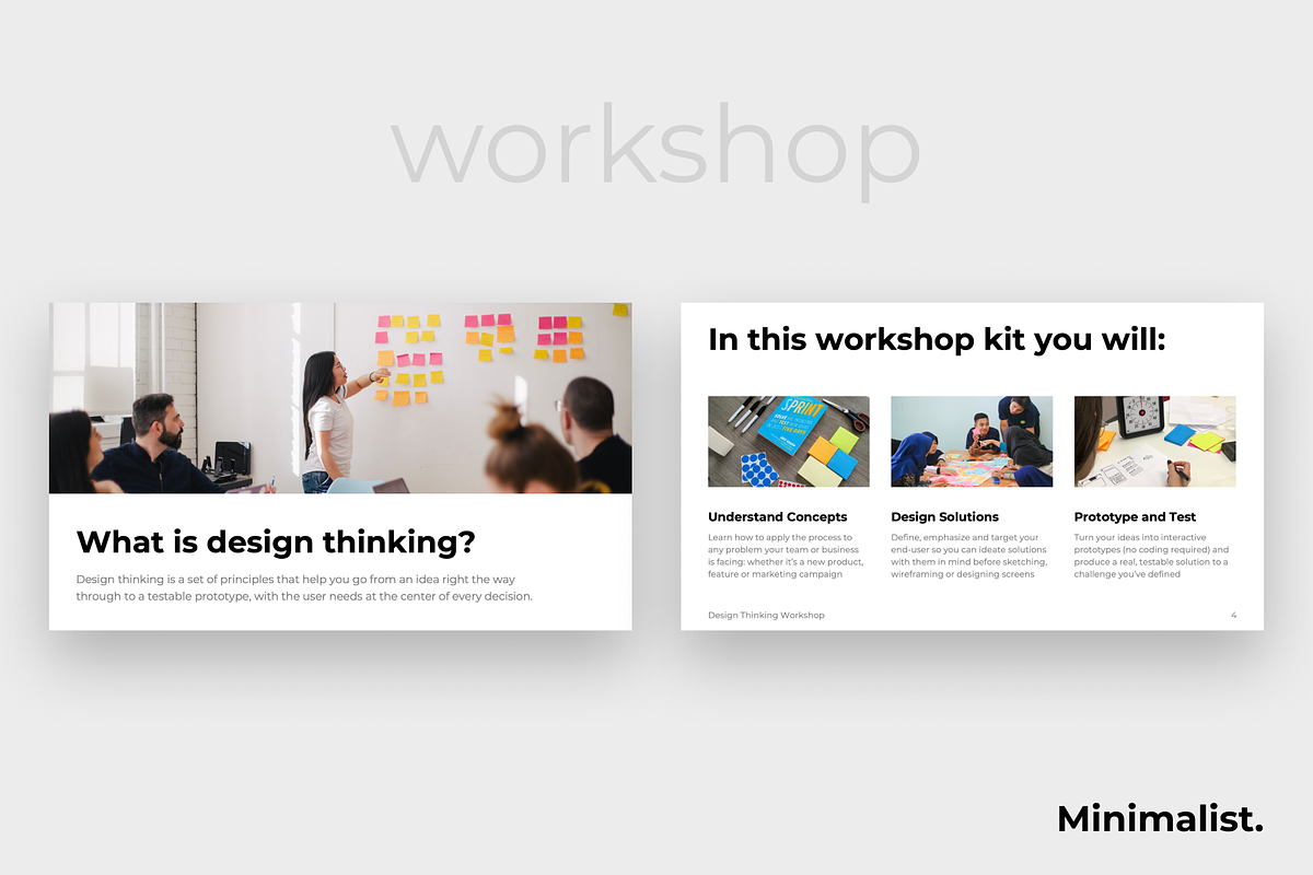 Minimalist - Presentation Template, a Presentation Template by HuskyHouse (Photo 4 of 10)