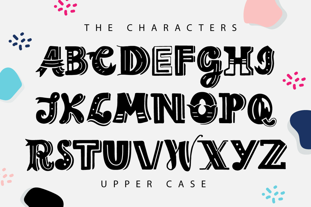 The Lettering Font preview 2
