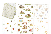 Family Farm animals baby collection, an Animal Illustration by polikarpovaart (Thumbnail 8 of 14)
