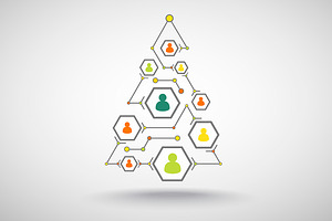 Abstract Christmas Tree