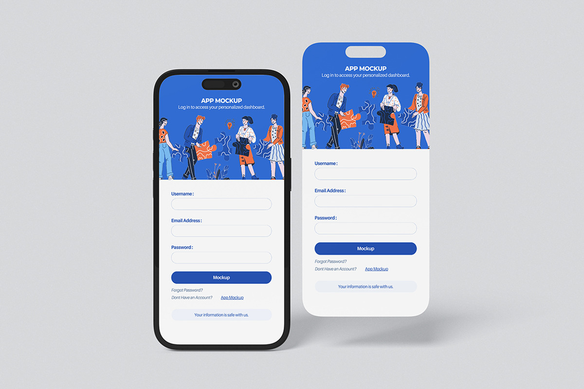 High Quality App Mockup, an iPhone Mockup by swsi-studio (Photo 3 of 5)
