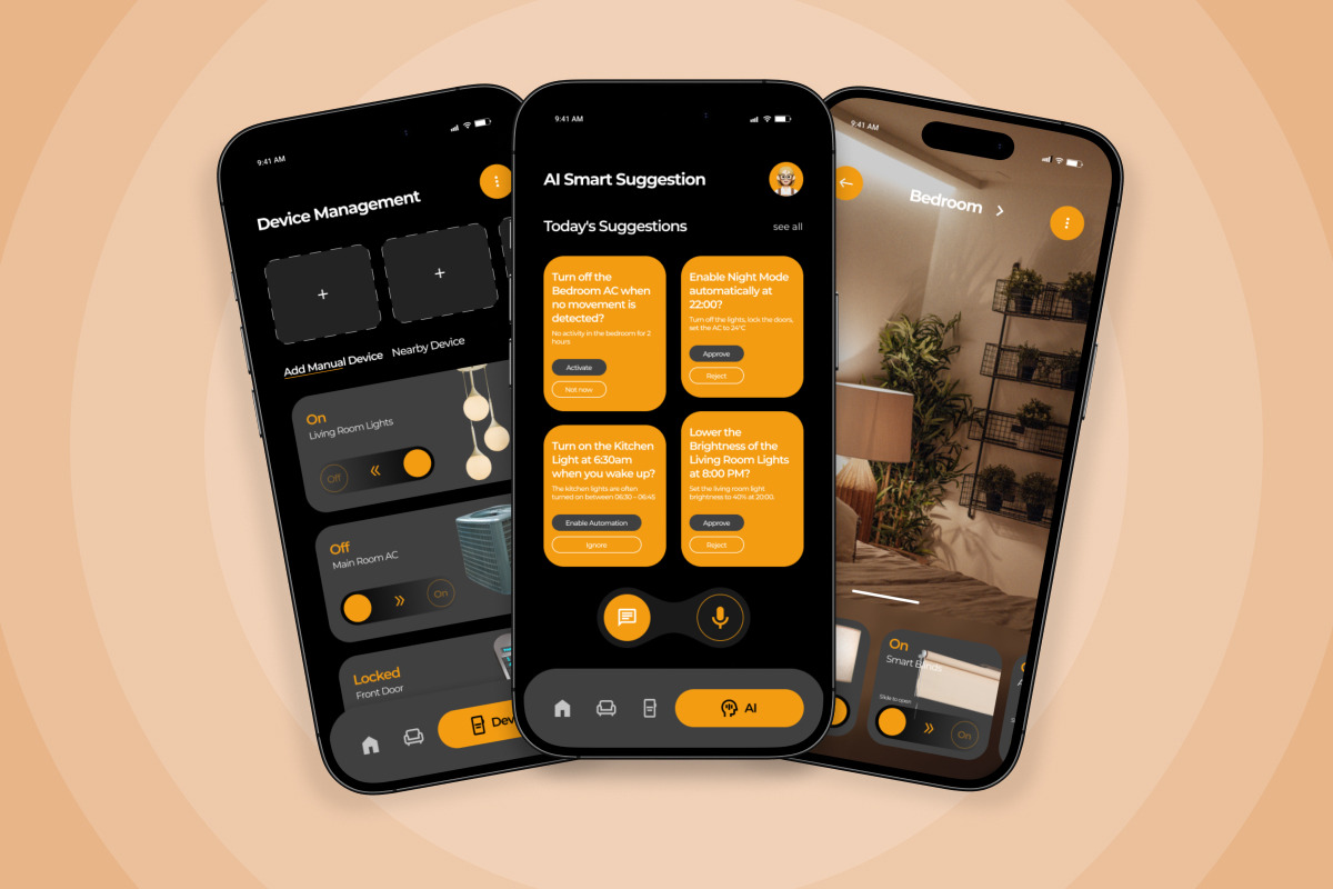CasaIQ – Smart Device App Design, an App Template by twinstd (Photo 4 of 5)