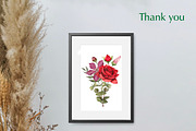 Watercolor Autumn Floral Bouquets, an Illustration by DiashaArt (Thumbnail 5 of 5)