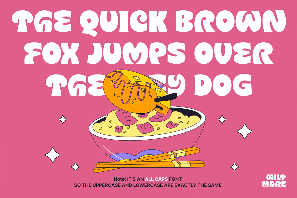 Wiltmare - Pop Cuisine Fonts, a Font by Konstantine Studio (Photo 2 of 4)