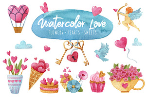 Watercolor love
