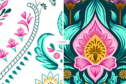 Herencia Traditional Patterns, a Pattern Graphic by LEAFure (Thumbnail 8 of 10)