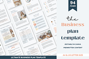 Business plan template Canva, a Templates & Theme by Cate Creates (Thumbnail 2 of 3)
