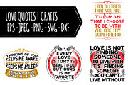 Love Quotes SVG Vol2, a Decorative Illustration by Tosca Digital (Thumbnail 1 of 2)