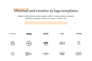 55 Logo Templates Bundle, a Branding & Logo Template by Foldo (Thumbnail 2 of 7)