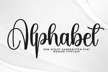Alphabet | Script Font