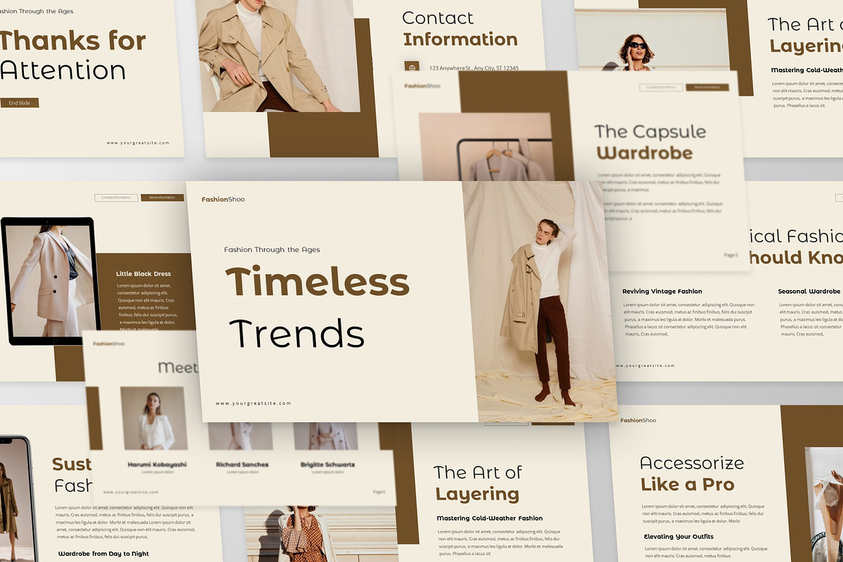 Minimalist Fashion Google Slide Temp, a Presentation Template by MtvtdArt (Photo 5 of 6)