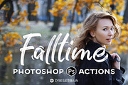 Falltime Photoshop Actions, an Action Add-On by Presetrain Co. (Thumbnail 1 of 11)