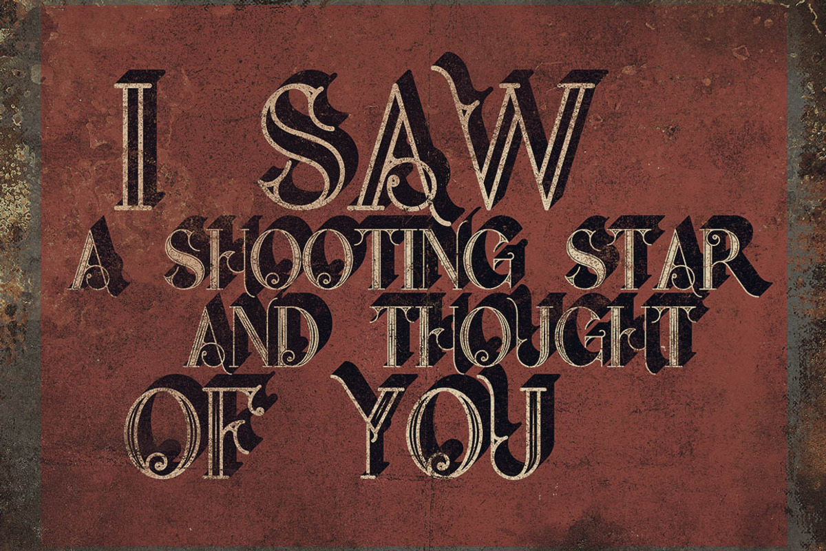 Star Typeface preview 5