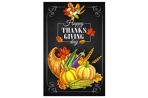 Thanksgiving Day Greeting Banner