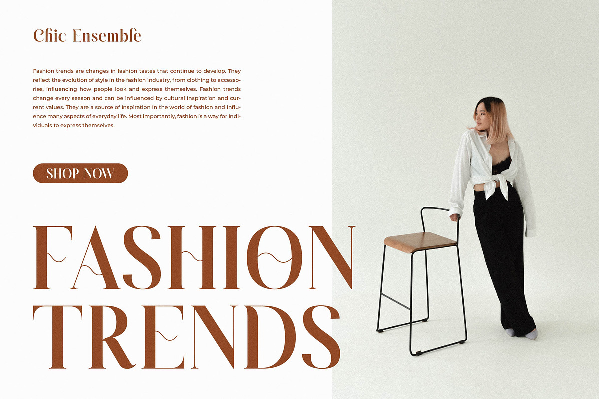 Glanity Modern Serif Font, a Serif Font by Letterena Studios (Photo 2 of 15)