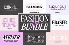 FASHION DISPLAY FONT BUNDLE