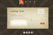 Vintage Waiting – Coming Soon PSD, a Websites & App Template by NetGon_Tech's Shop (Thumbnail 3 of 3)