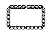 Chain Border Frame SVG Bundle, an Illustration by Designs_River (Thumbnail 4 of 31)