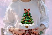 Coquette Faux Yarn Christmas Tree, an Illustration by designcity5 (Thumbnail 8 of 8)