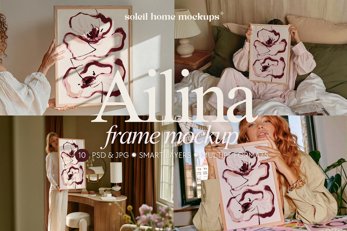 AILINA | Person Frame Mockup Set, a Household Mockup by SoleilHomeMockups (Photo 1 of 13)