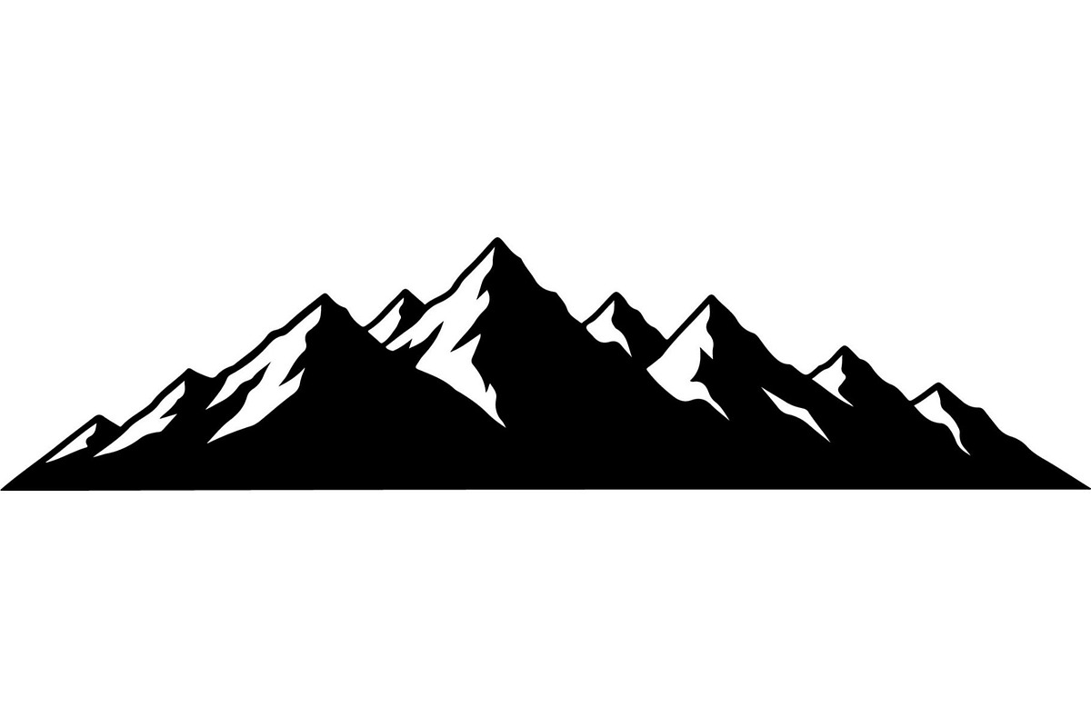 Mountain Range Silhouette, an Object Graphic by Designer_Momina (Photo 2 of 20)