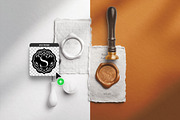 Wax Seal Card Mockup, a Product Mockup by Custom Scene (Thumbnail 6 of 11)