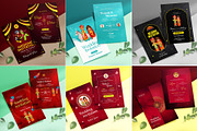 Indian Wedding Invitation Cards, an Invitation Template by Creative Hatti (Thumbnail 4 of 6)