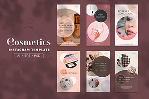 Cosmetics Instagram Stories Template